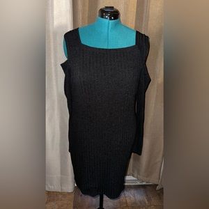 Cut out long sleeve sweater dress Sz 3x